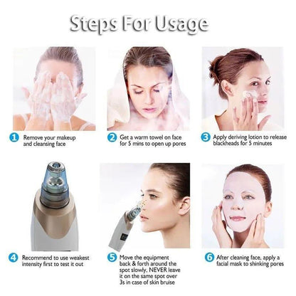 Premium Derma Suction Facial Cleanser - Blackhead Remover