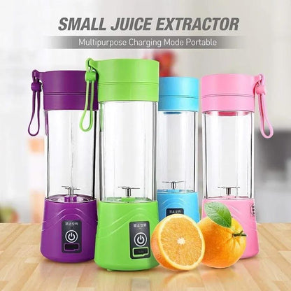 Portable USB Juicer Blender 380ml - Rechargeable 4 Colors