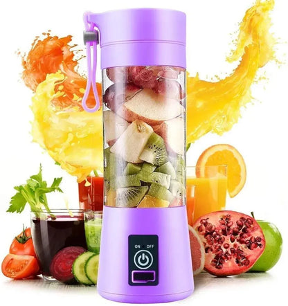 Portable USB Juicer Blender 380ml - Rechargeable 4 Colors