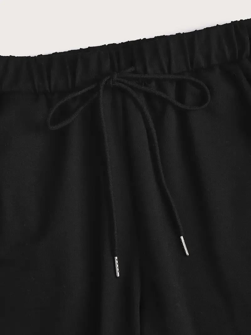 Black Queen Graphic Fleece Tracksuit Set | 2 Piece Stitched | Women Winter Wear