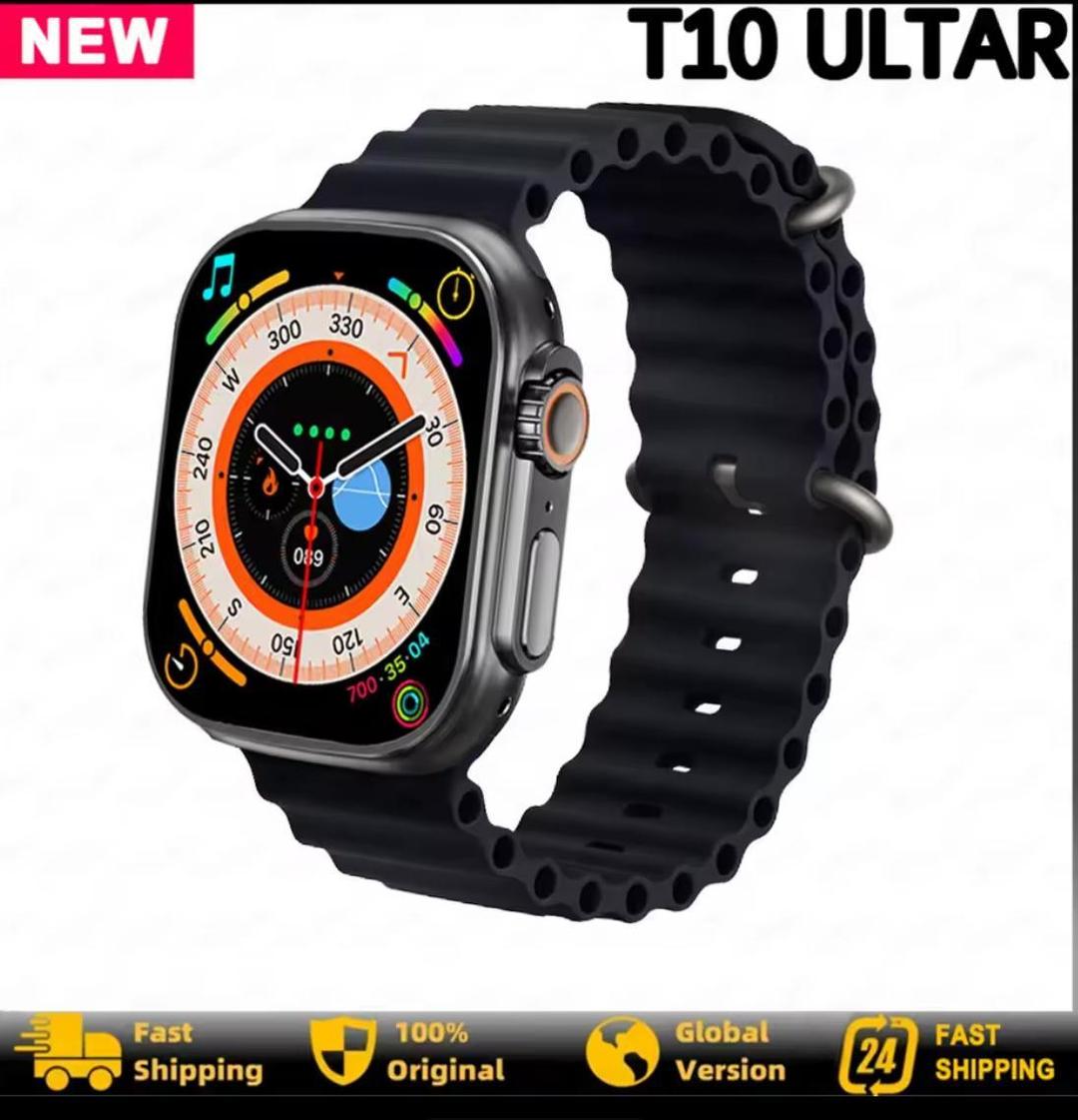 T10 Ultra 2 Smart Watch | 2.19" Big Display | Bluetooth Calling | 3 Straps Free