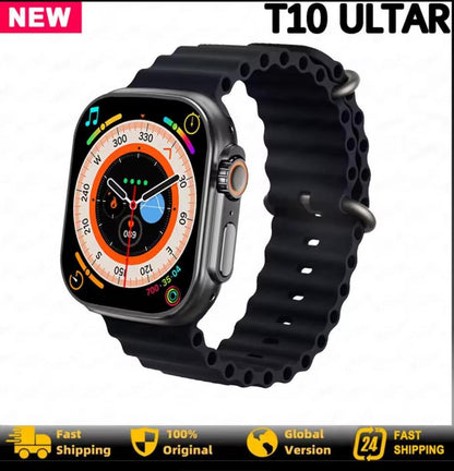 T10 Ultra 2 Smart Watch | 2.19" Big Display | Bluetooth Calling | 3 Straps Free