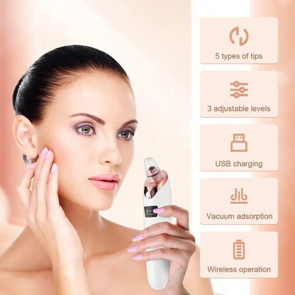 Premium Derma Suction Facial Cleanser - Blackhead Remover