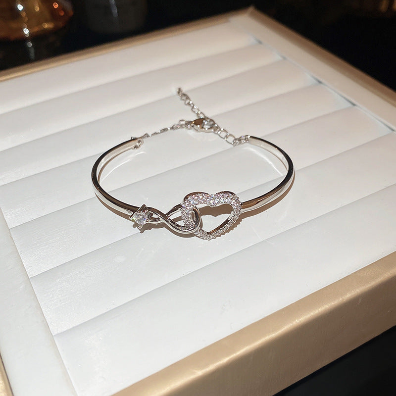 Rose Gold Zircon 7 Pcs Bracelets Set | Luxury Stackable Bangles | Anti-Tarnish