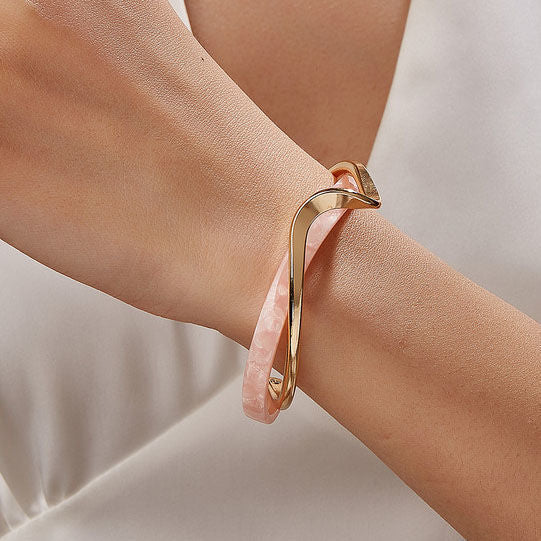 Rose Gold Zircon 7 Pcs Bracelets Set | Luxury Stackable Bangles | Anti-Tarnish
