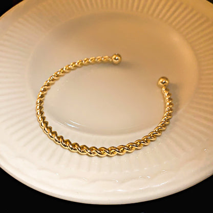 Rose Gold Zircon 7 Pcs Bracelets Set | Luxury Stackable Bangles | Anti-Tarnish