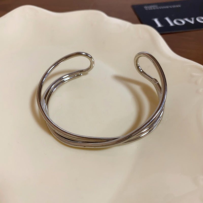 Rose Gold Zircon 7 Pcs Bracelets Set | Luxury Stackable Bangles | Anti-Tarnish