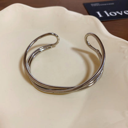 Rose Gold Zircon 7 Pcs Bracelets Set | Luxury Stackable Bangles | Anti-Tarnish