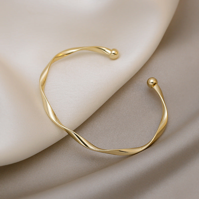 Rose Gold Zircon 7 Pcs Bracelets Set | Luxury Stackable Bangles | Anti-Tarnish