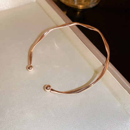 Rose Gold Zircon 7 Pcs Bracelets Set | Luxury Stackable Bangles | Anti-Tarnish