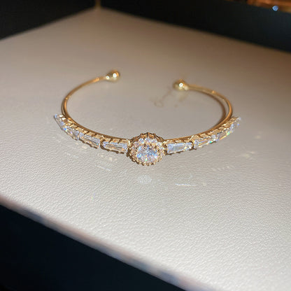 Rose Gold Zircon 7 Pcs Bracelets Set | Luxury Stackable Bangles | Anti-Tarnish