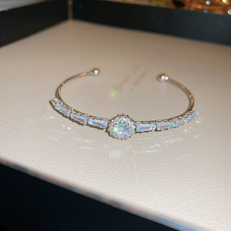 Rose Gold Zircon 7 Pcs Bracelets Set | Luxury Stackable Bangles | Anti-Tarnish