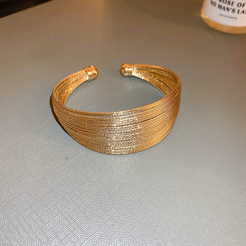 Rose Gold Zircon 7 Pcs Bracelets Set | Luxury Stackable Bangles | Anti-Tarnish