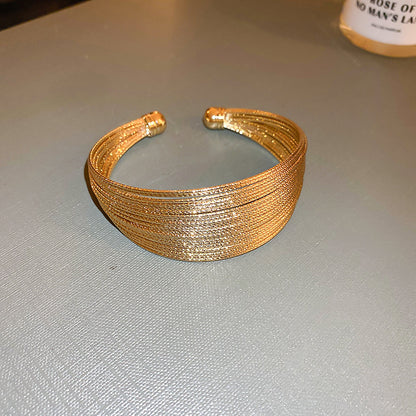 Rose Gold Zircon 7 Pcs Bracelets Set | Luxury Stackable Bangles | Anti-Tarnish