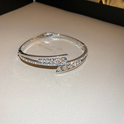 Rose Gold Zircon 7 Pcs Bracelets Set | Luxury Stackable Bangles | Anti-Tarnish