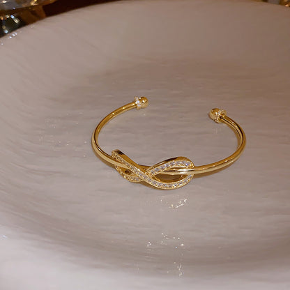 Rose Gold Zircon 7 Pcs Bracelets Set | Luxury Stackable Bangles | Anti-Tarnish
